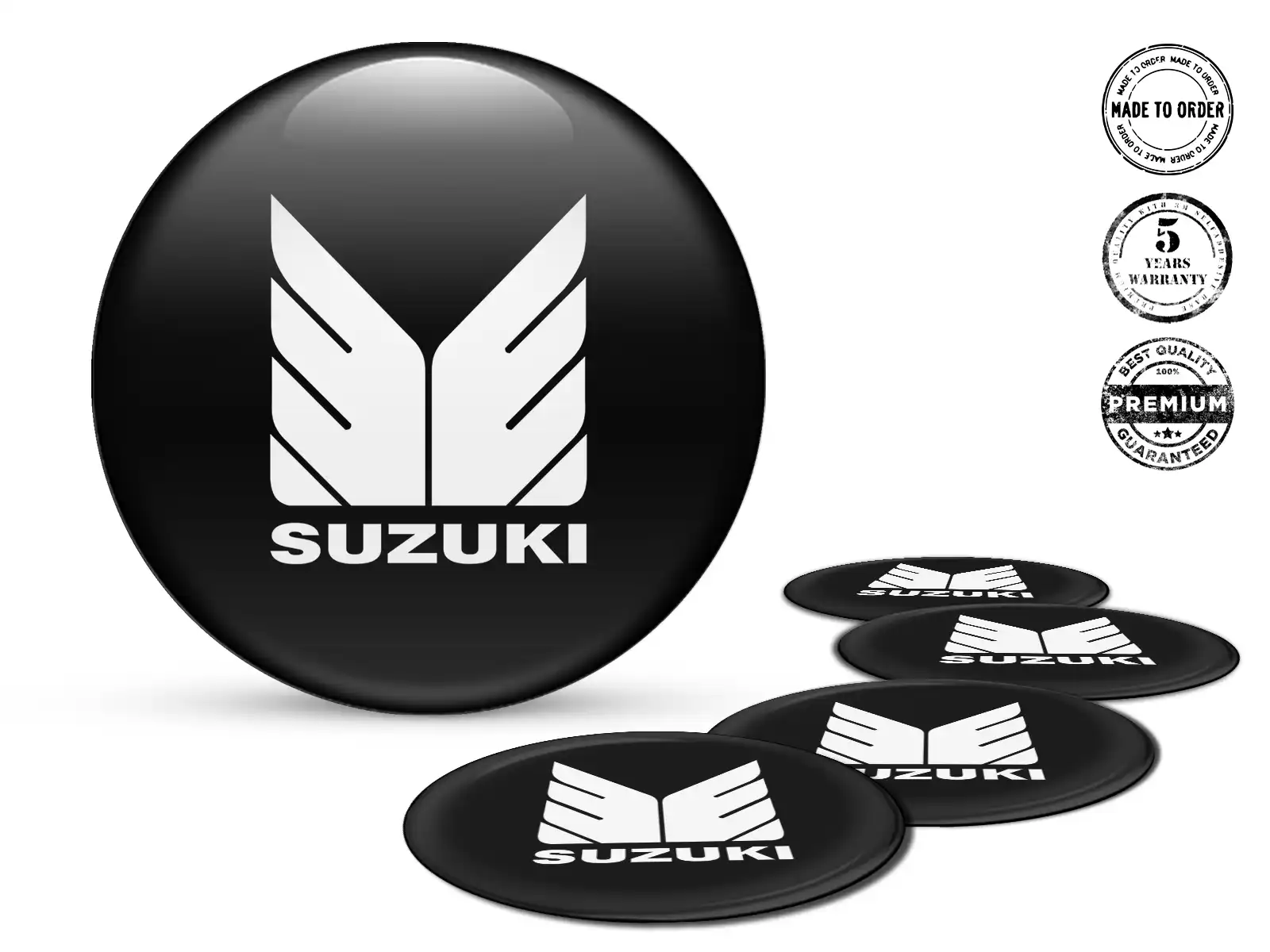 Suzuki Pegatinas Bombadas Estilo Etiquetas Aro Alta Calidad